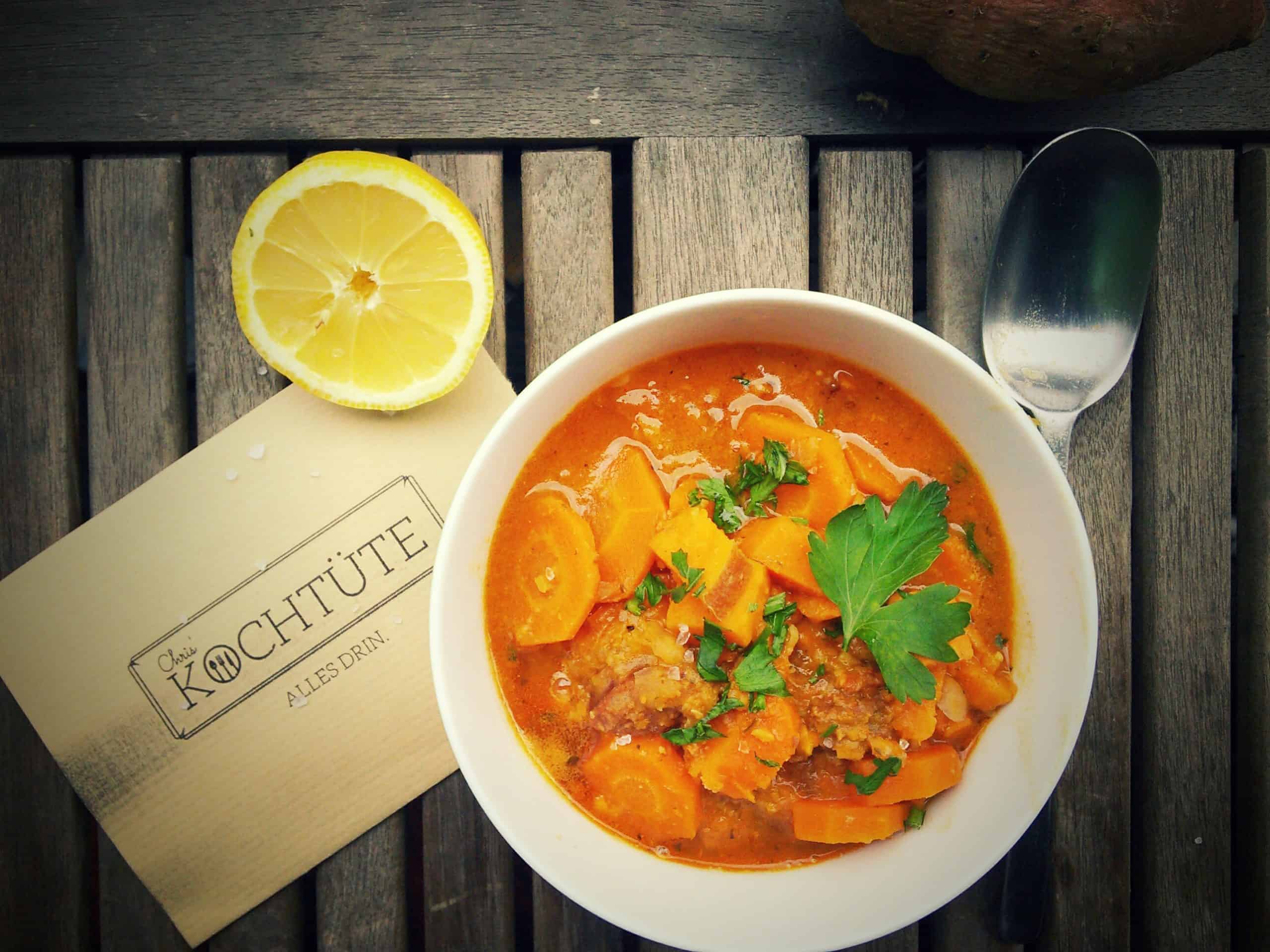 Chorizo-Süßkartoffel-Eintopf mit Kichererbsen | Chris&amp;#39; Kochtüte - Alles ...