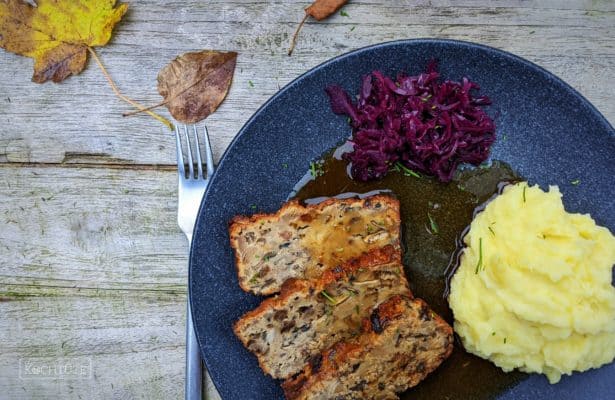 Vegetarische Bratensoße Vegetarischer Braten zu Weihnachten