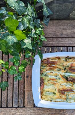 Cannelloni mit Walnuss Spinat Ricotta