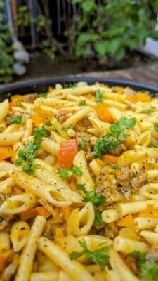 Salsiccia-Kürbis-Pasta