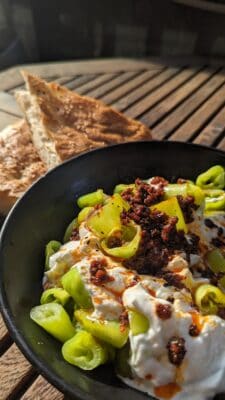 Türkische Paprika mit joghurt